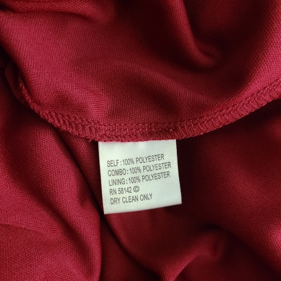 London times burgundy, size 4 dress - Picture 5 of 5